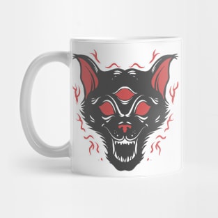 Blackcat angry Mug